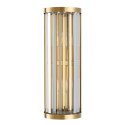 Lampa ścienna EXELLENT złota szklane rurki 45 cm