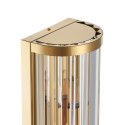 Lampa ścienna EXELLENT złota szklane rurki 45 cm