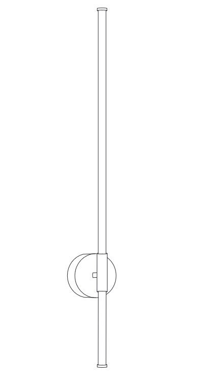 Lampa ścienna FELIX LED złota 100 cm Lampa ścienna FELIX LED złota 100 cm