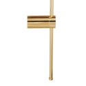 Lampa ścienna SPARO LED złoty połysk 100 cm