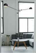 Lampa wisząca ASTRONOMY-3 czarna 175 cm