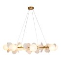 Lampa wisząca CHIC złoto biała 105 cm