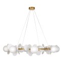 Lampa wisząca CHIC złoto biała 105 cm