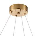 Lampa wisząca CHIC złoto biała 105 cm