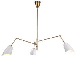 Lampa wisząca RAGNO biała 150 cm