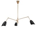 Lampa wisząca RAGNO czarna 150 cm