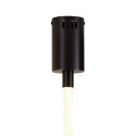 Lampa wisząca SNAKE LED wąż ledowy czarna 400 cm