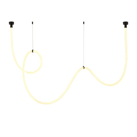 Lampa wisząca SNAKE LED wąż ledowy czarna 400 cm Lampa wisząca SNAKE LED wąż ledowy czarna 400 cm