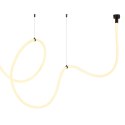 Lampa wisząca SNAKE LED wąż ledowy czarna 500 cm