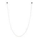 Lampa wisząca SNAKE LED wąż ledowy czarna 500 cm