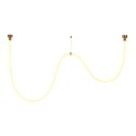 Lampa wisząca SNAKE LED wąż ledowy złota 300 cm