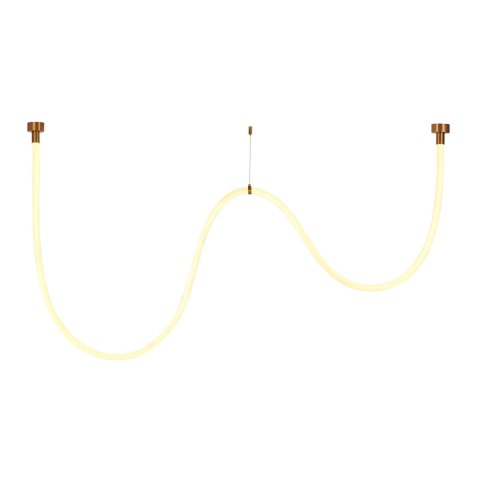 Lampa wisząca SNAKE LED wąż ledowy złota 300 cm Lampa wisząca SNAKE LED wąż ledowy złota 300 cm