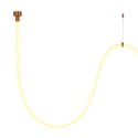 Lampa wisząca SNAKE LED wąż ledowy złota 300 cm