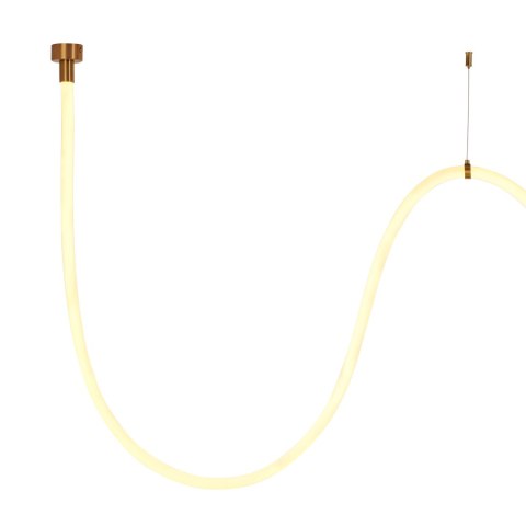 Lampa wisząca SNAKE LED wąż ledowy złota 300 cm Lampa wisząca SNAKE LED wąż ledowy złota 300 cm