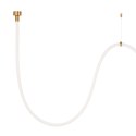 Lampa wisząca SNAKE LED wąż ledowy złota 300 cm