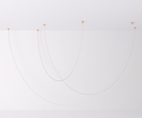 Lampa wisząca SNAKE LED wąż ledowy złota 400 cm Lampa wisząca SNAKE LED wąż ledowy złota 400 cm