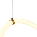 Lampa wisząca SNAKE LED wąż ledowy złota 400 cm