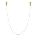 Lampa wisząca SNAKE LED wąż ledowy złota 400 cm