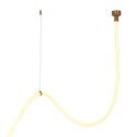 Lampa wisząca SNAKE LED wąż ledowy złota 400 cm