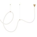 Lampa wisząca SNAKE LED wąż ledowy złota 500 cm