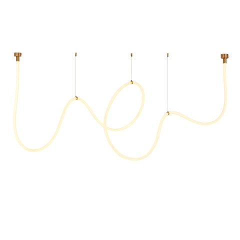 Lampa wisząca SNAKE LED wąż ledowy złota 500 cm Lampa wisząca SNAKE LED wąż ledowy złota 500 cm