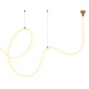 Lampa wisząca SNAKE LED wąż ledowy złota 500 cm