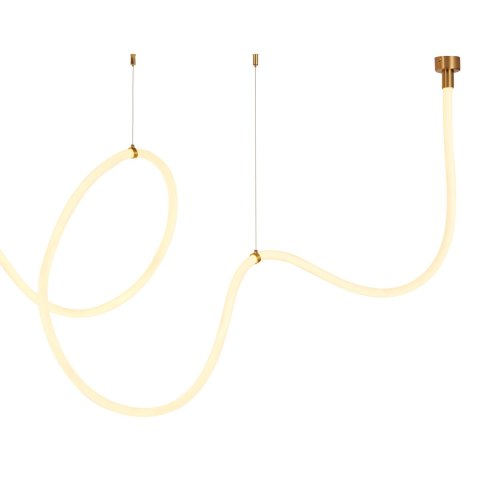 Lampa wisząca SNAKE LED wąż ledowy złota 500 cm Lampa wisząca SNAKE LED wąż ledowy złota 500 cm