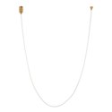 Lampa wisząca SNAKE LED wąż ledowy złota 500 cm