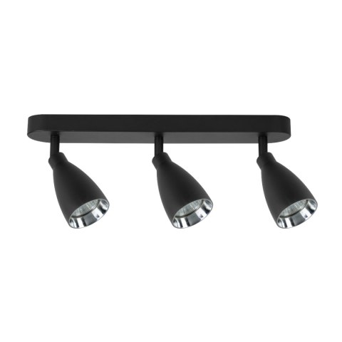 Campana 3 spot czarny 3xGU10