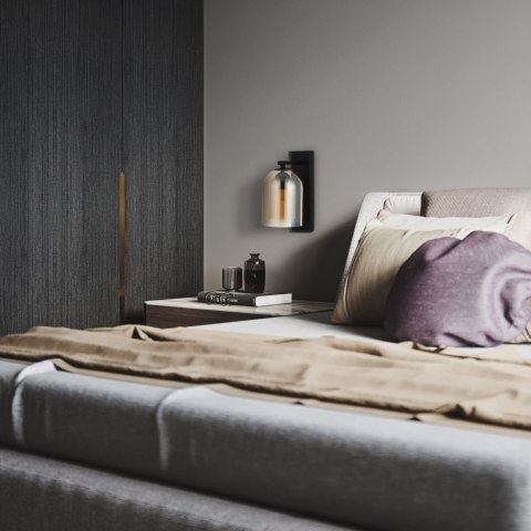 Kinkiet Elaris bursztynowy 1xE27