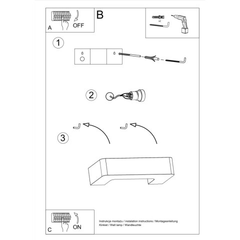 Kinkiet ceramiczny MAGNET Kinkiet ceramiczny MAGNET