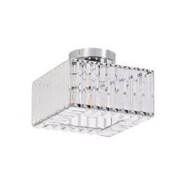 Kwadratowy plafon Vetro chrom 1xE27