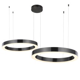 Lampa wisząca CIRCLE 40+40 LED tytanowa 1 podsufitce