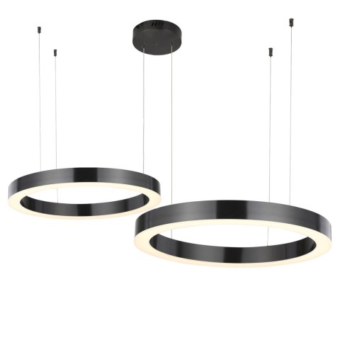 Lampa wisząca CIRCLE 40+40 LED tytanowa 1 podsufitce Lampa wisząca CIRCLE 40+40 LED tytanowa 1 podsufitce