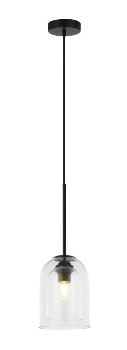 Lampa wisząca Elaris transparentna 1xE27