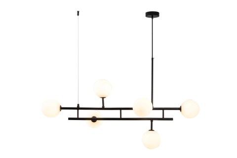 Lampa wisząca MODERNO DUO czarna 100 cm