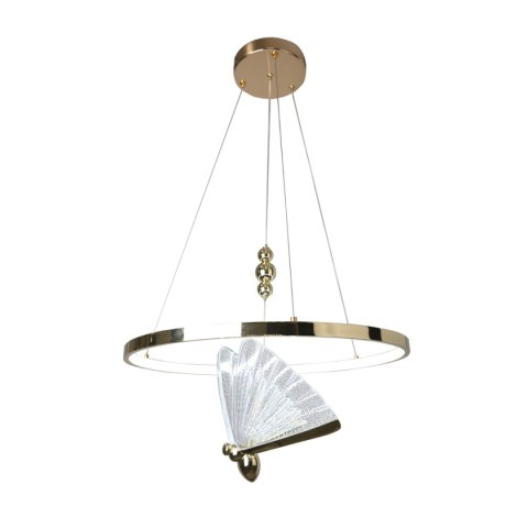 Lampa wisząca Marissa Ring złota LED CCT