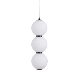 Lampa wisząca PERLA LED czarna 12 cm