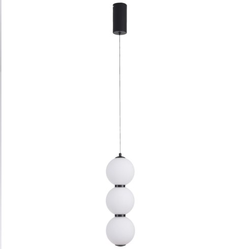 Lampa wisząca PERLA LED czarna 12 cm Lampa wisząca PERLA LED czarna 12 cm