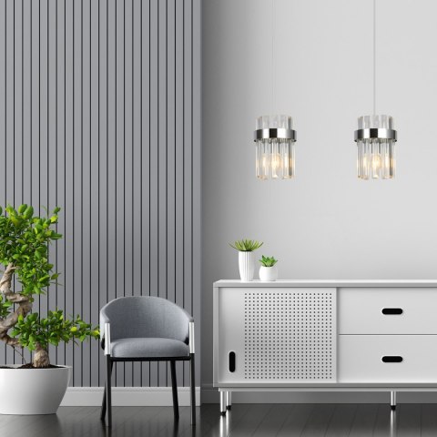 Lampa wisząca Vetro chrom 2xE14 Lampa wisząca Vetro chrom 2xE14