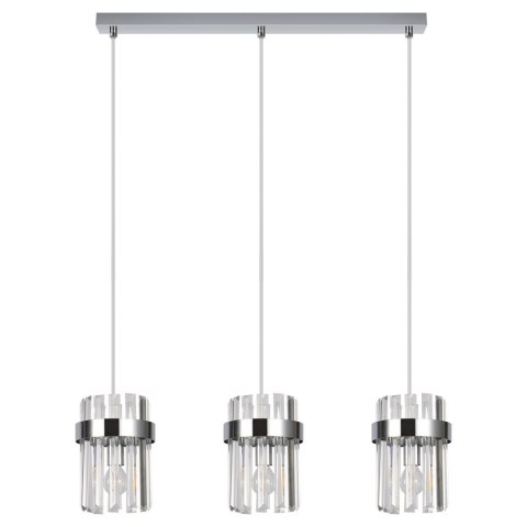 Lampa wisząca Vetro chrom 3xE14 Lampa wisząca Vetro chrom 3xE14