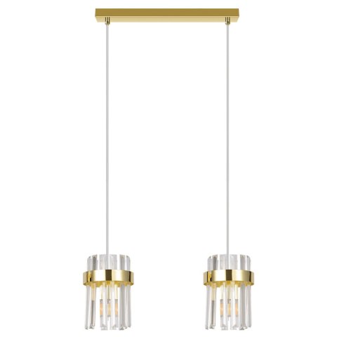 Lampa wisząca Vetro złota 2xE14 Lampa wisząca Vetro złota 2xE14