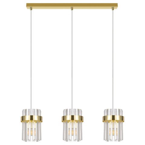 Lampa wisząca Vetro złota 3xE14 Lampa wisząca Vetro złota 3xE14