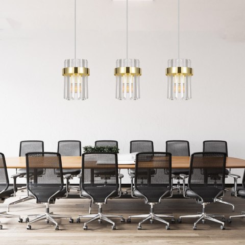 Lampa wisząca Vetro złota 3xE14 Lampa wisząca Vetro złota 3xE14