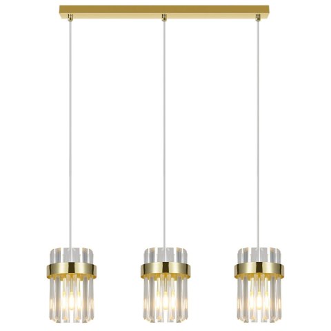 Lampa wisząca Vetro złota 3xE14 Lampa wisząca Vetro złota 3xE14