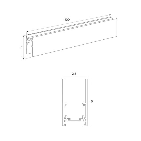 MAXLIGHT NT0012 Szynoprzewód MICRO11 czarny wpuszczany sprężynowy 2mb MAXLIGHT NT0012 Szynoprzewód MICRO11 czarny wpuszczany sprężynowy 2mb