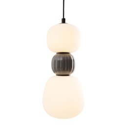 MAXLIGHT P0629 LAMPA WISZACA MODERN 13W, OPAL + DARK GREY