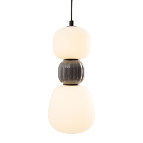 MAXLIGHT P0629 LAMPA WISZACA MODERN 13W, OPAL + DARK GREY