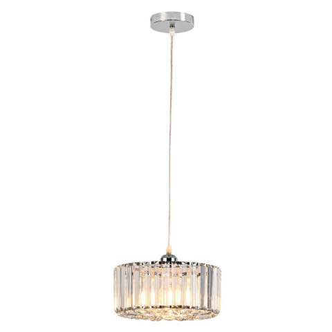 Okrągła lampa wisząca Vetro chrom 1xE27 Okrągła lampa wisząca Vetro chrom 1xE27