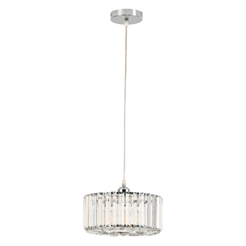 Okrągła lampa wisząca Vetro chrom 1xE27 Okrągła lampa wisząca Vetro chrom 1xE27